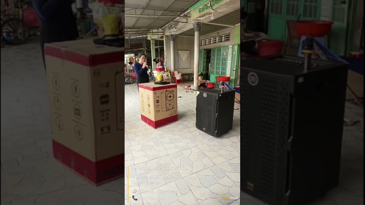 Bàn giao loa karaoke di động tại Hòa Thành, Tây Ninh