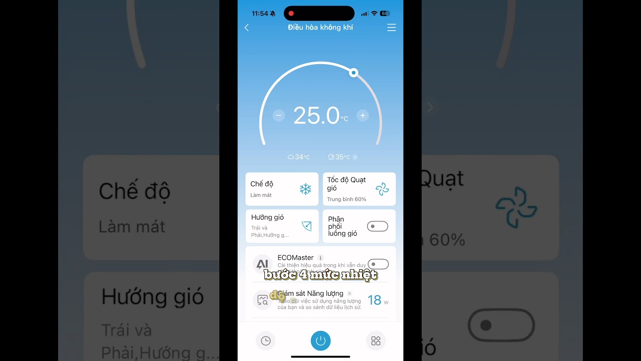 Cài đặt tiết kiệm điện máy lạnh Comfee qua ứng dụng SmartHome