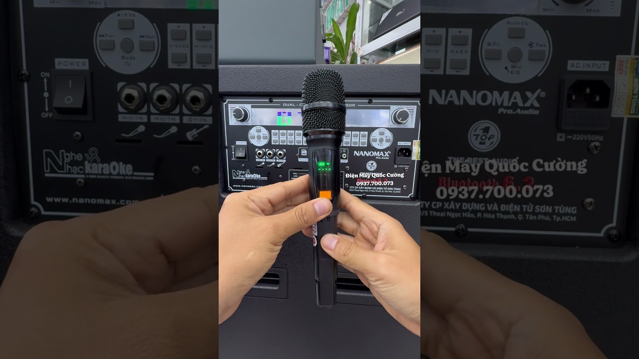 Micro không hát trên loa Nanomax Pro-500: Cách xử lý