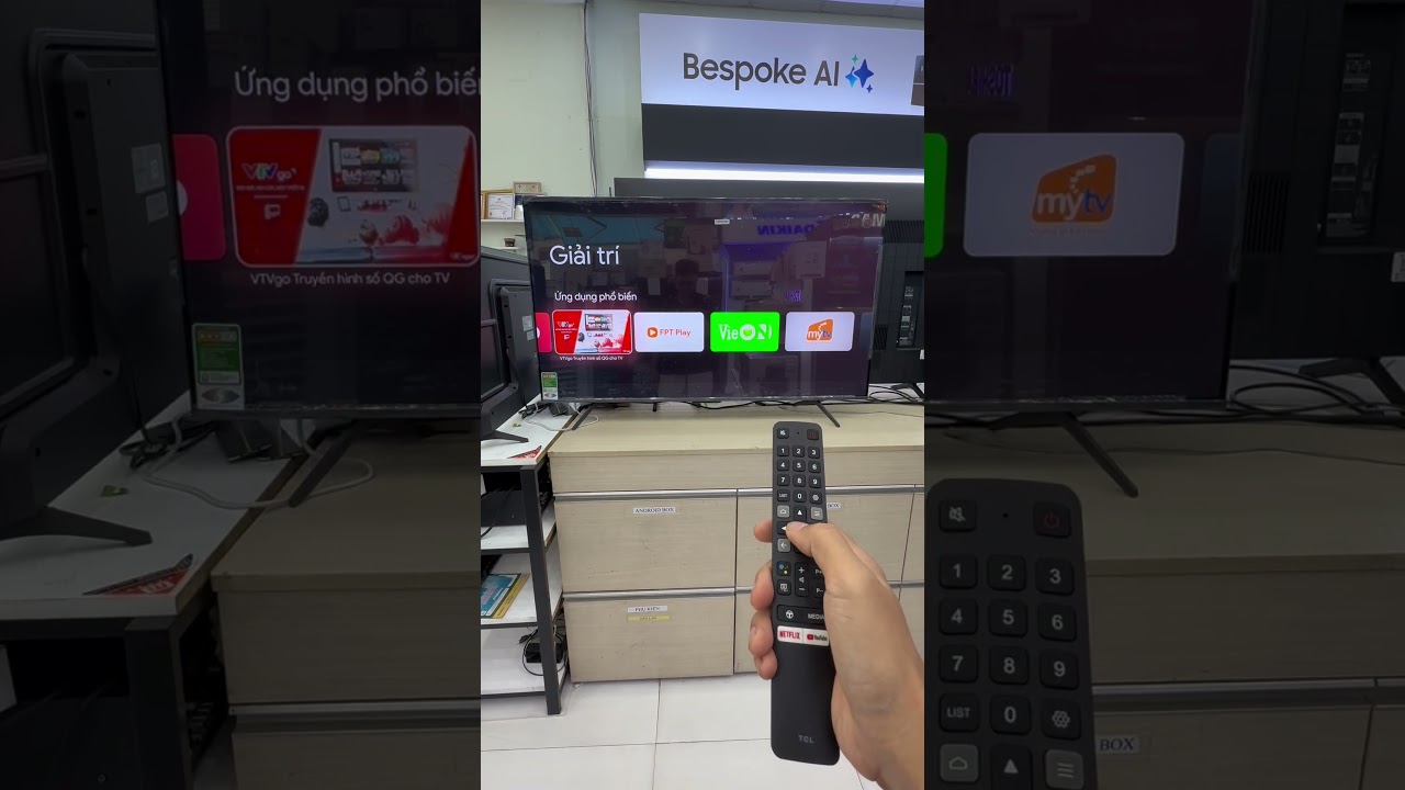 Cách tải VTV Go và FPT Play trên tivi TCL