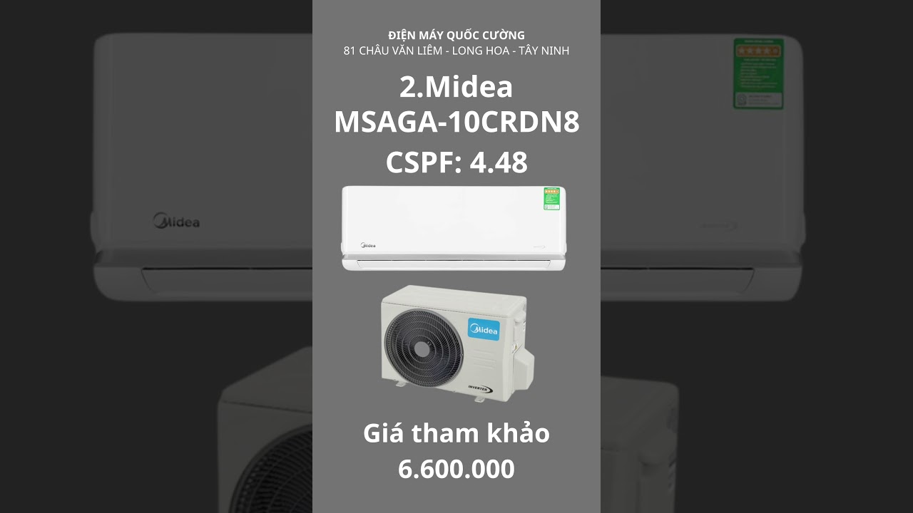 Top 5 máy lạnh 1 HP dưới 7 triệu đáng tham khảo