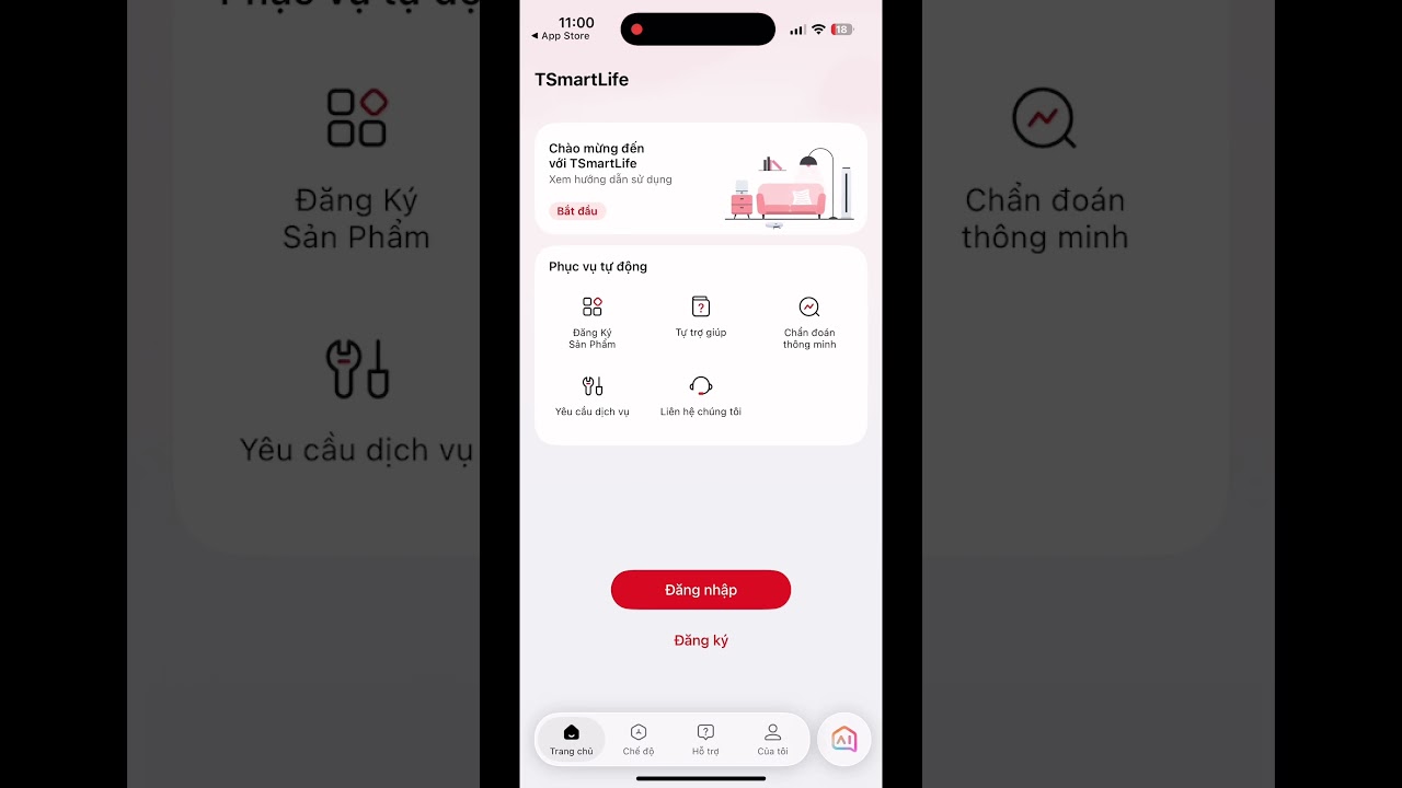 Cách kết nối Wi-Fi máy lạnh Toshiba bằng TSmartLife