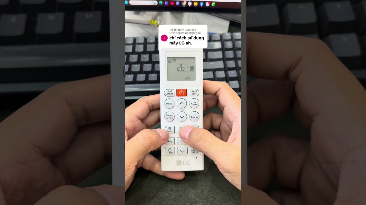 Hướng dẫn sử dụng remote máy lạnh LG dòng IFC 2026