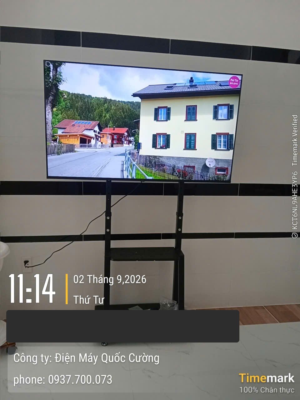 Bàn giao Smart Tivi LG AI 4K 55 inch 55UA7350PSB tại Long Hải, Tây Ninh