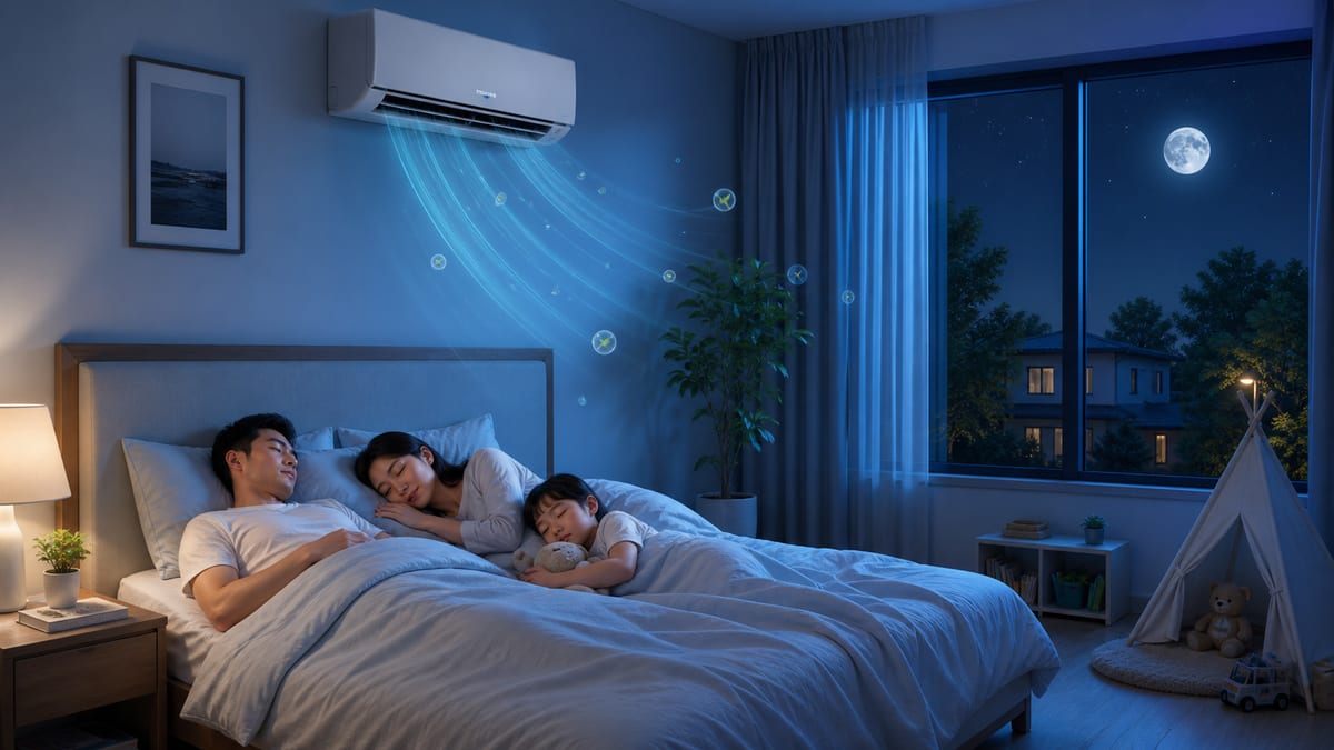Những lưu ý khi ngủ máy lạnh qua đêm