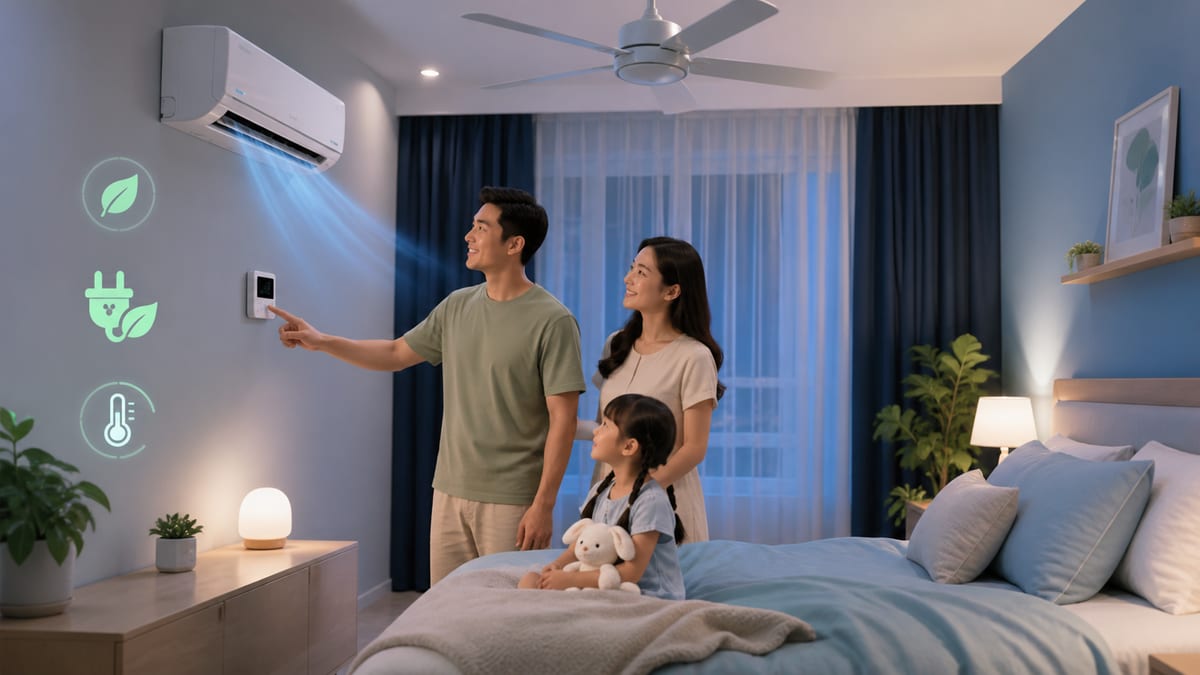 Cách bố trí đồ đạc để phòng mát nhanh hơn