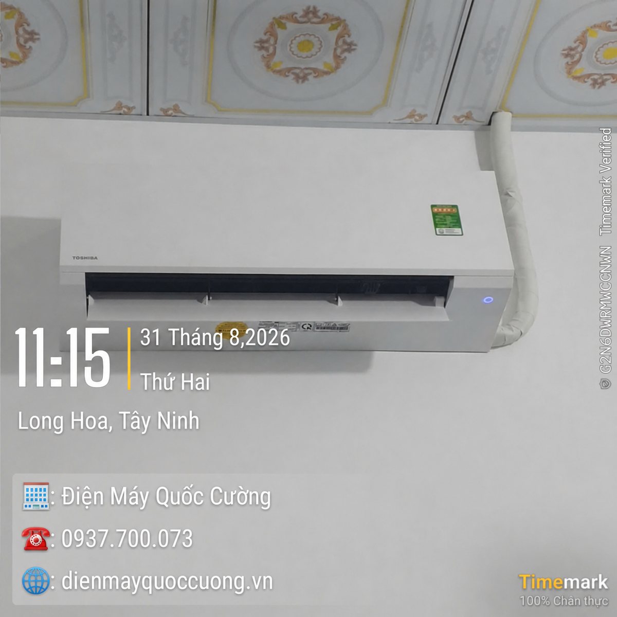 Bàn giao máy lạnh, tủ lạnh và máy giặt tại Long Hoa, Tây Ninh
