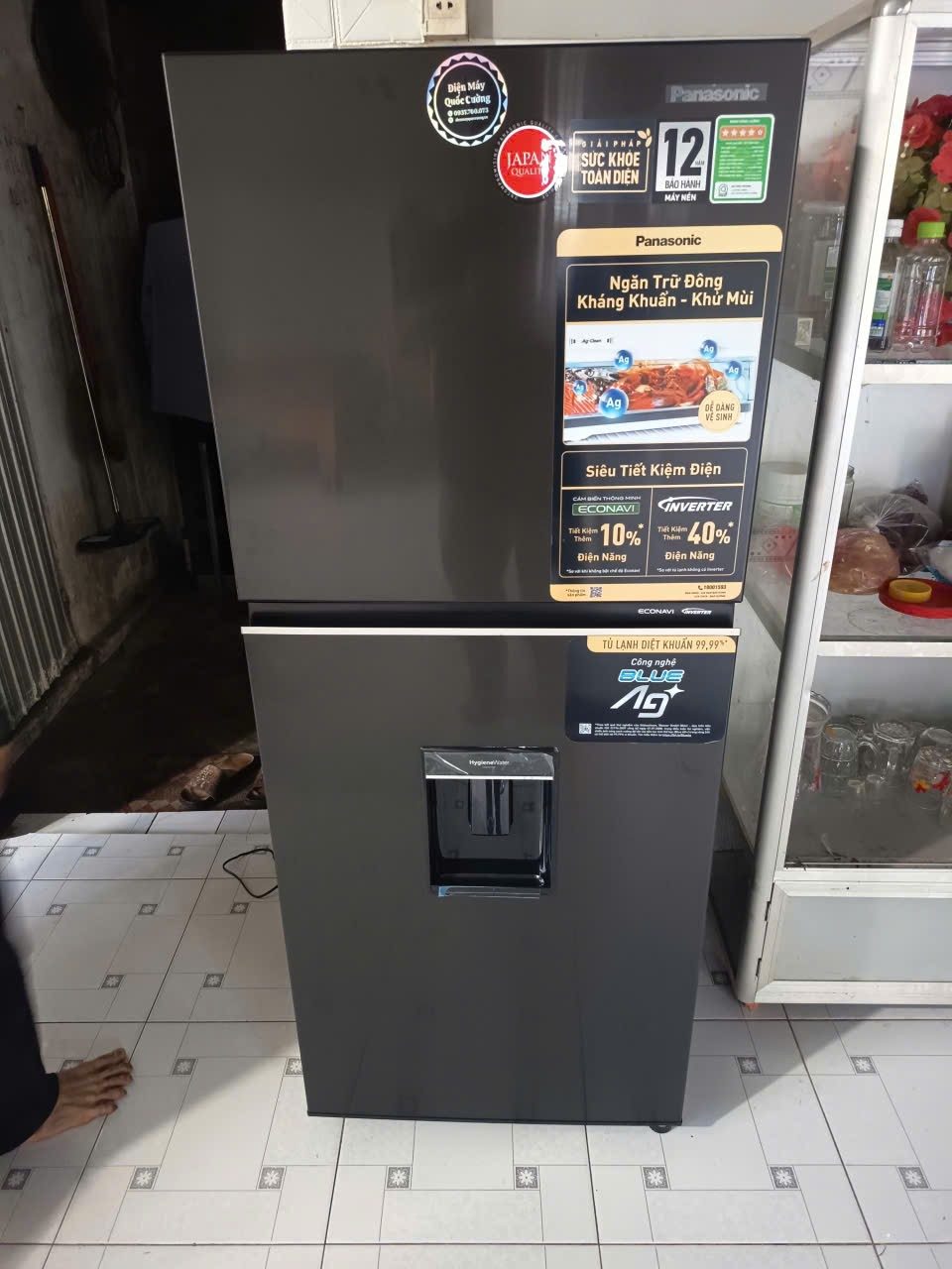 Bàn giao Tủ lạnh Panasonic NR-TV301GVKV tại Tây Ninh
