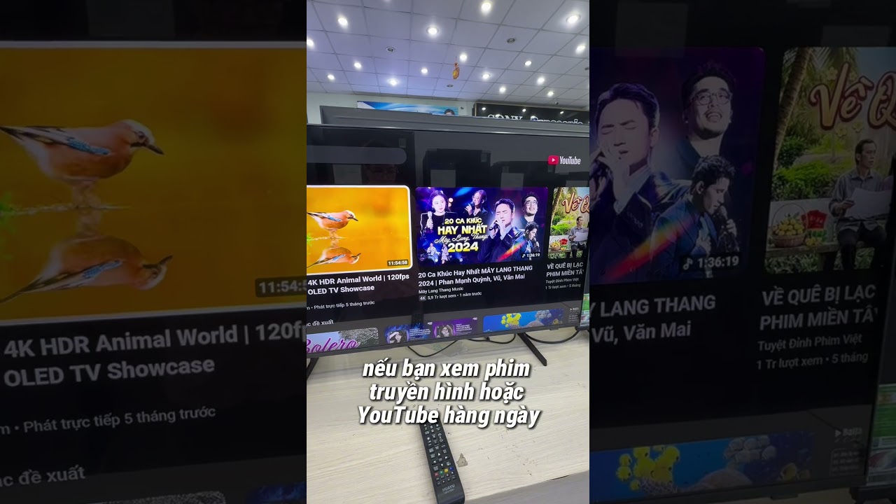 Vì sao không nên để TV ở chế độ Sống động cả ngày?