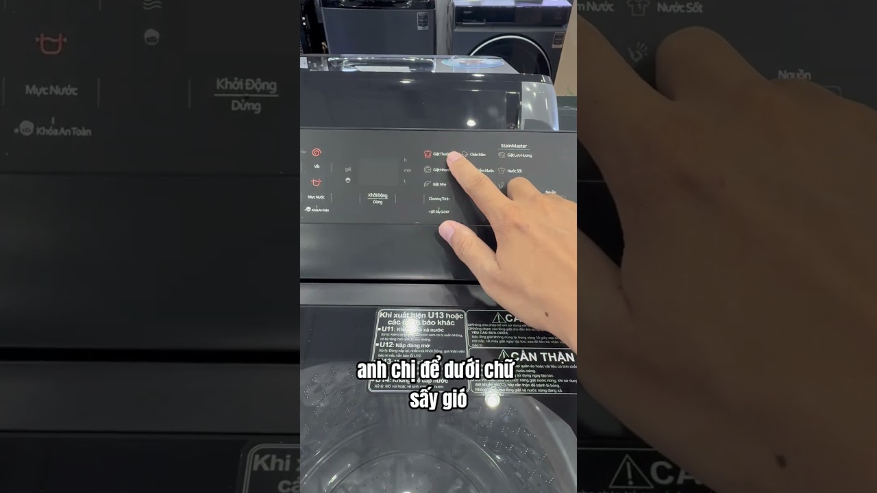 Cách vắt cực khô trên máy giặt Panasonic dễ thực hiện