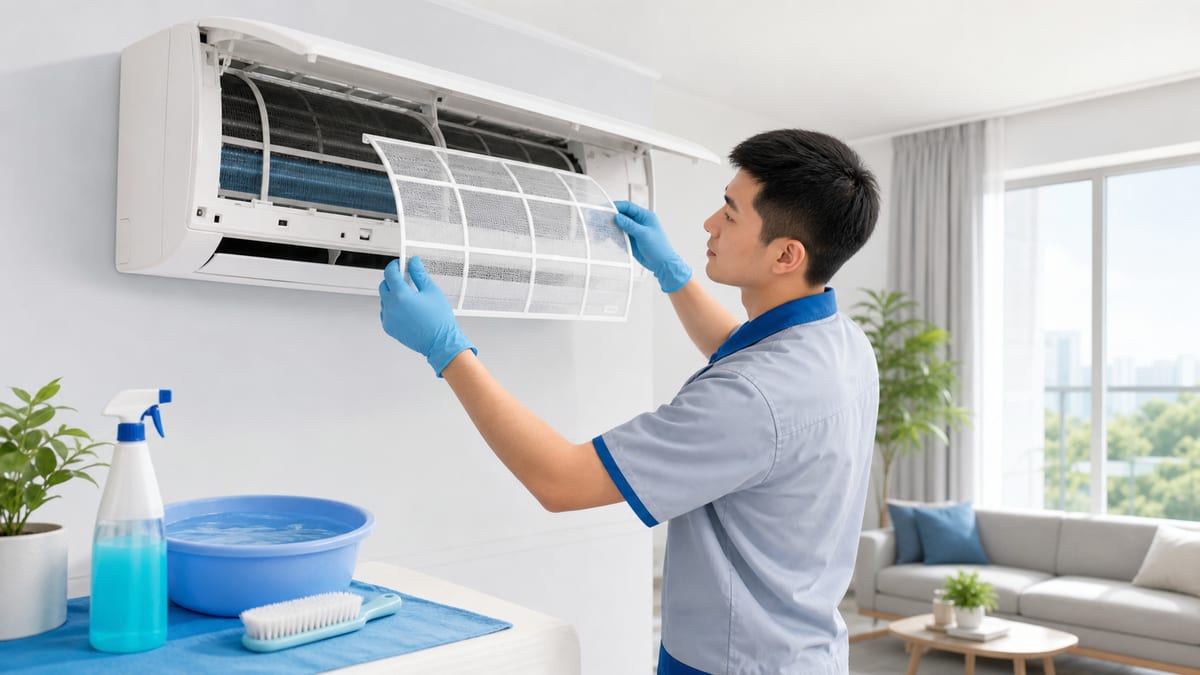 Cách hạn chế bụi bẩn bám vào lưới lọc