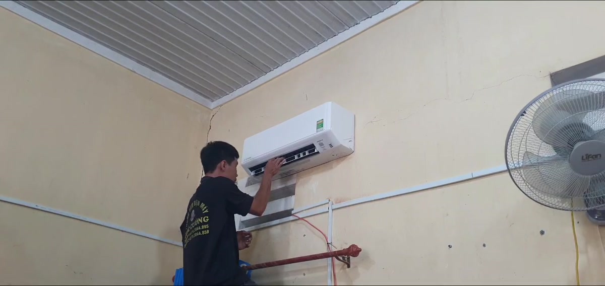 Công trình lắp đặt máy lạnh tại Trường Mạc Đĩnh Chi, Tây Ninh