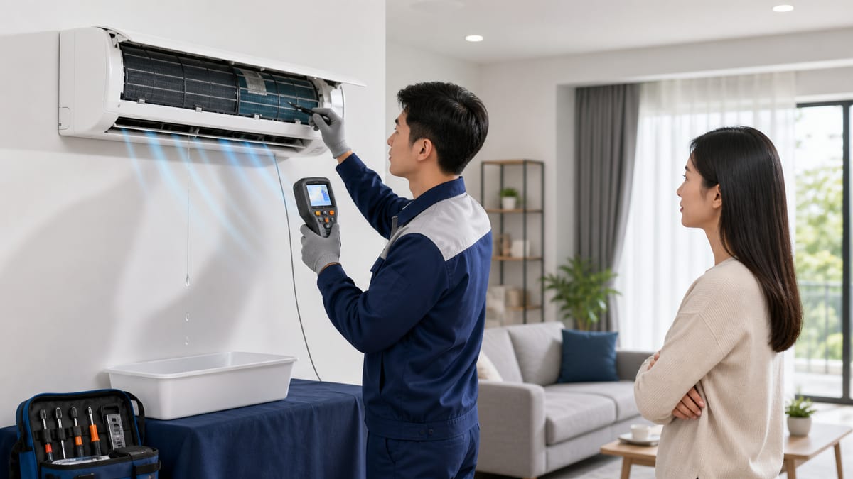 Những lỗi máy lạnh không nên tự sửa