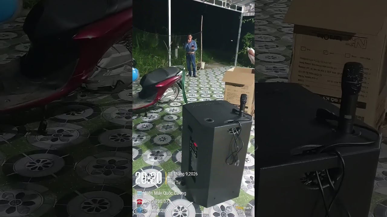 Bàn giao loa karaoke Nanomax SK-15Q6 tại Tây Ninh