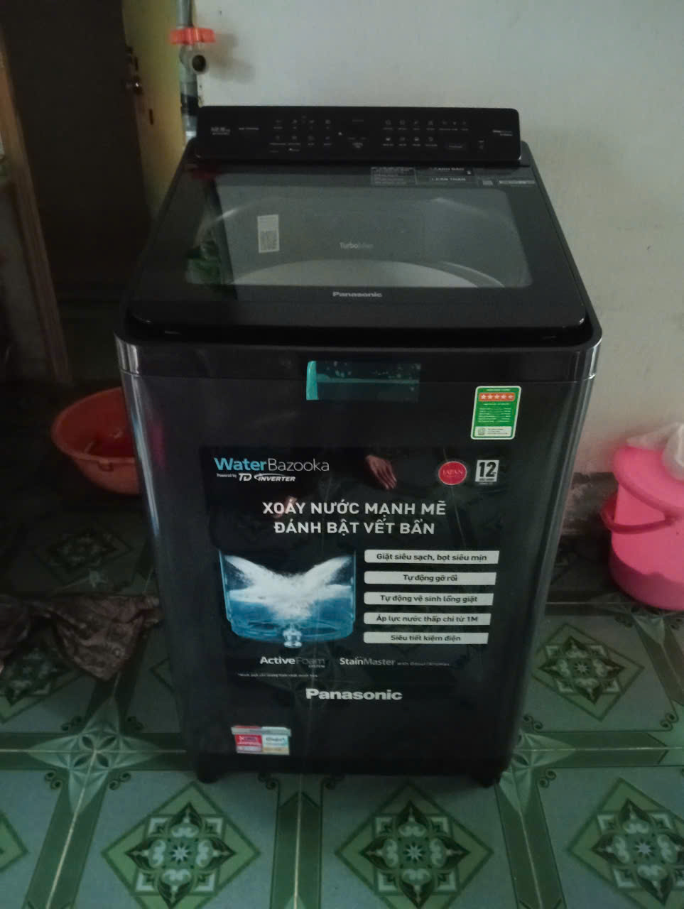 Đánh giá Máy giặt Panasonic Inverter 12.5 kg NA-FD125X3BV