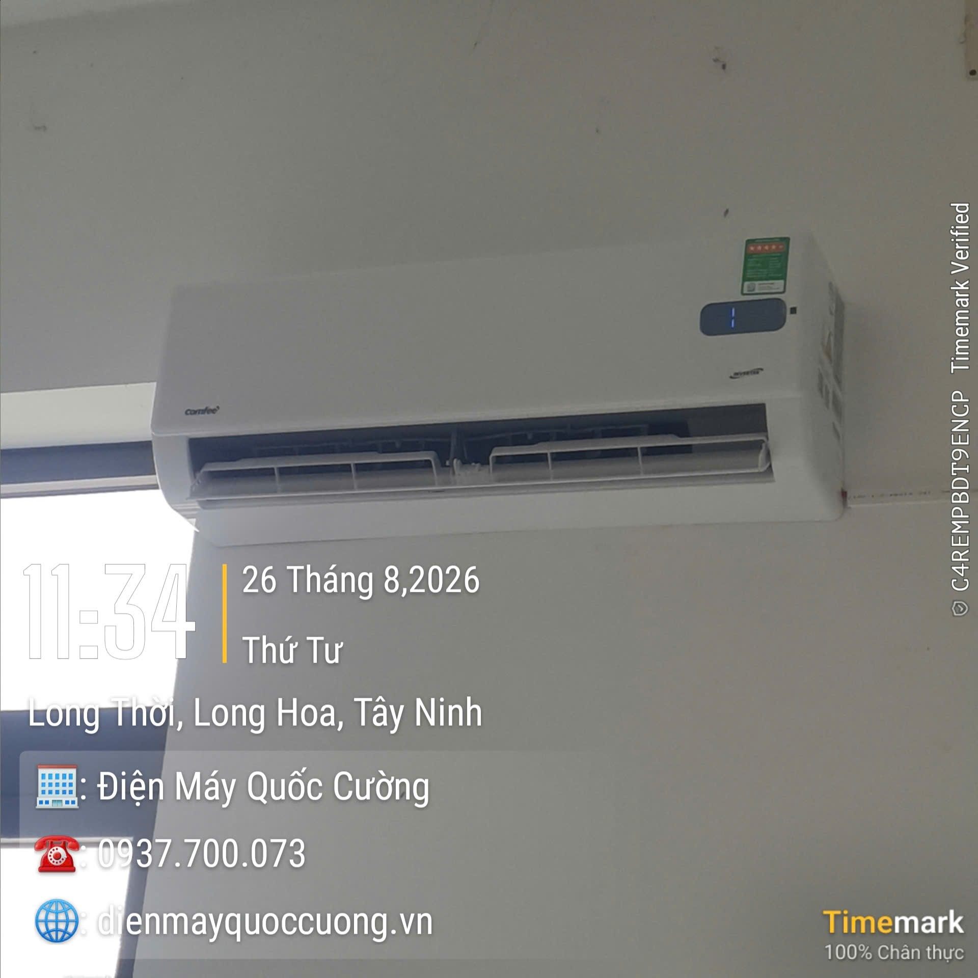 Máy lạnh Comfee lắp đặt tại Long Hòa Tây Ninh