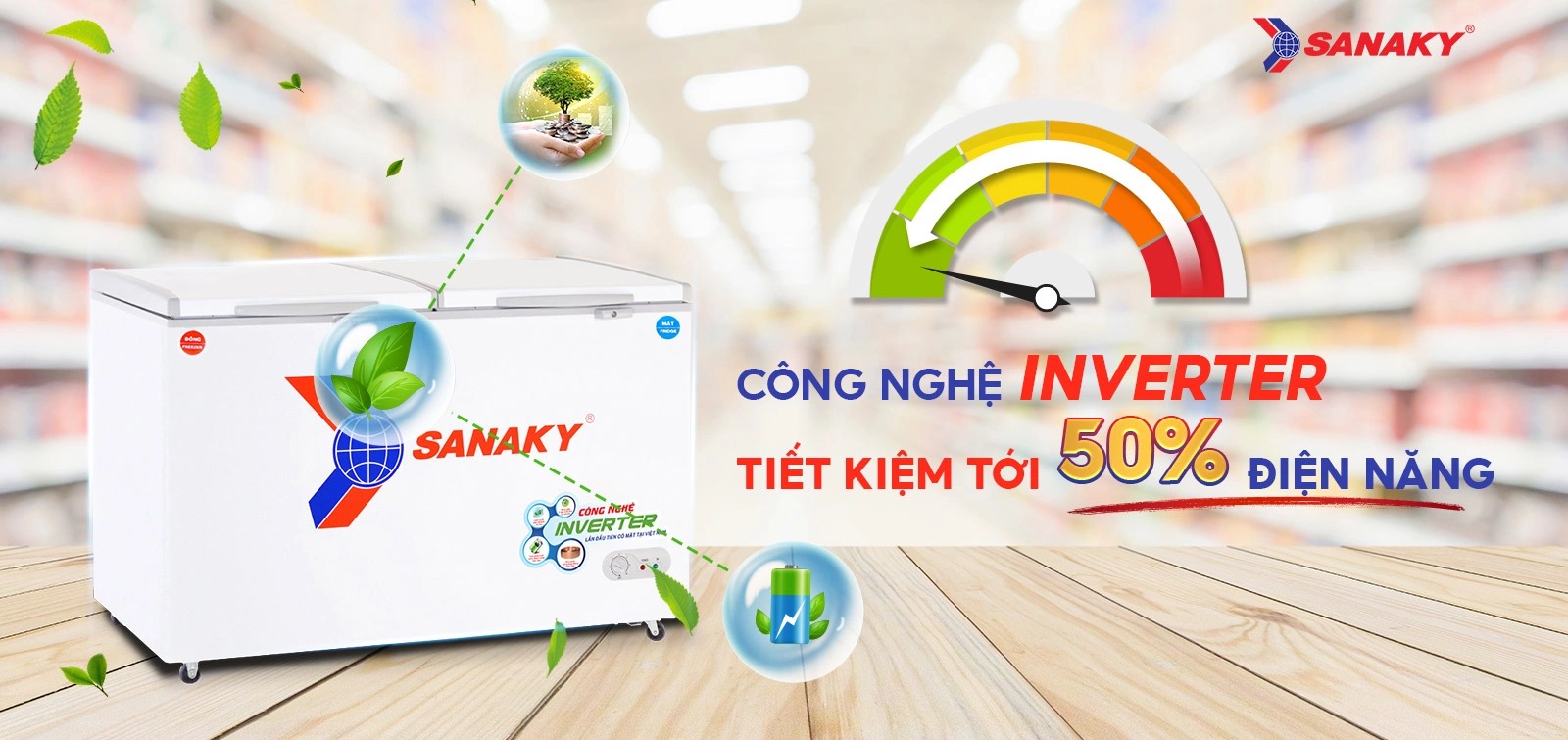 Công nghệ Smart Inverter trên Sanaky VH-5699W3