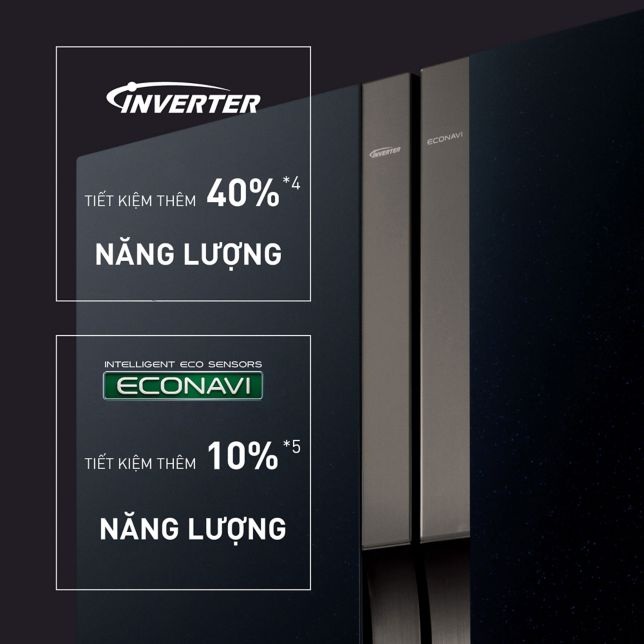 ECONAVI và Inverter trên Panasonic NR-DZ601VGKV