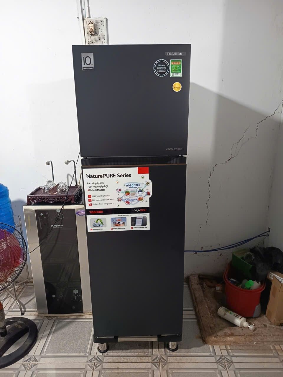 Tủ lạnh Toshiba NaturePURE Series giao tại Tây Ninh