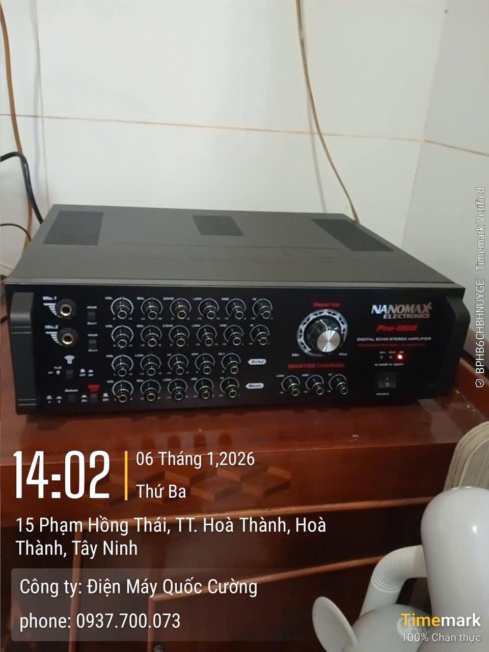 Amplifier Karaoke Nanomax Pro-008 12 Sò