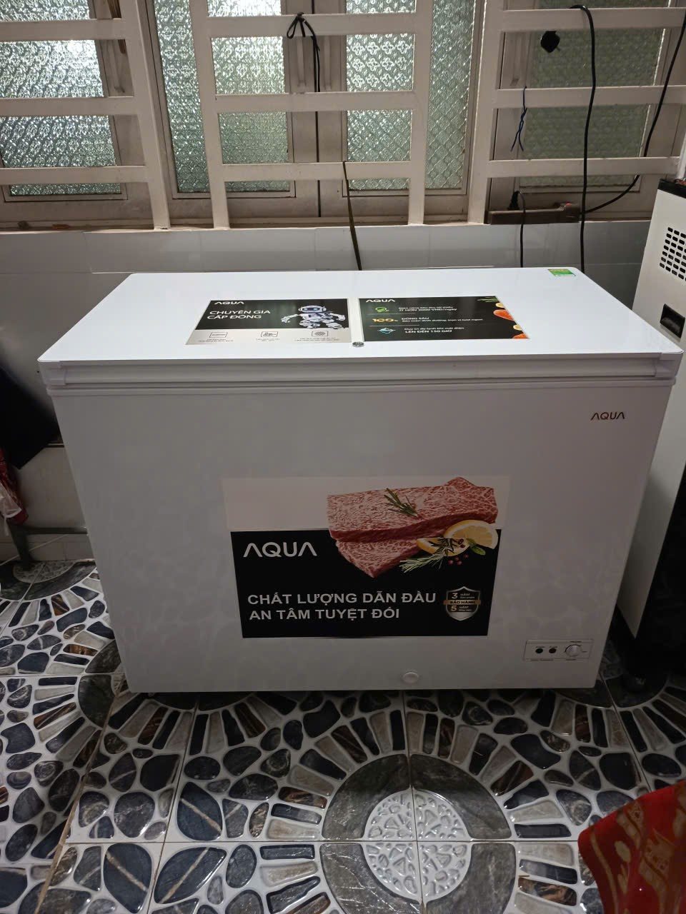 Tủ đông AQUA AQF-C4001EN được bàn giao tại Tây Ninh
