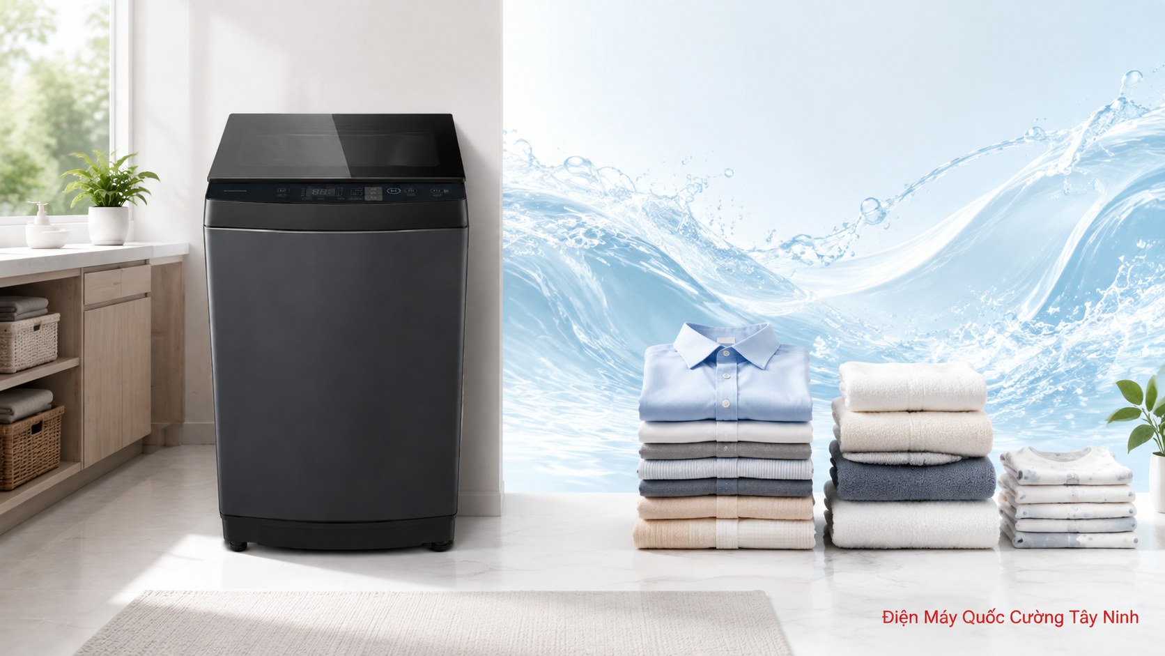 Máy giặt Toshiba Inverter 15 kg AW-DM1600LV(SG) với GreatWaves