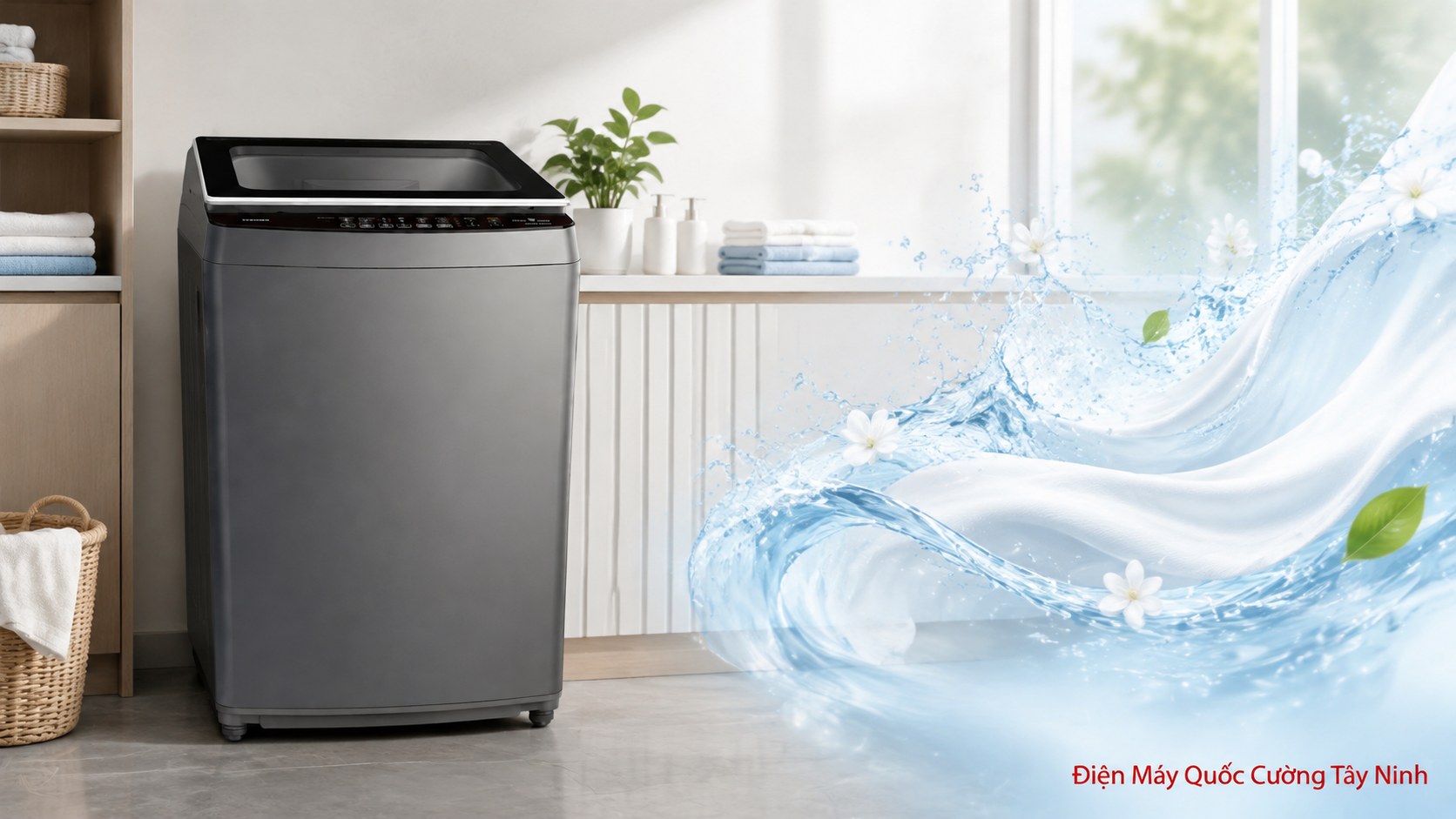 Máy giặt Toshiba Inverter 12 kg AW-T06D1300KV(SG) với công nghệ GreatWaves và Aroma+