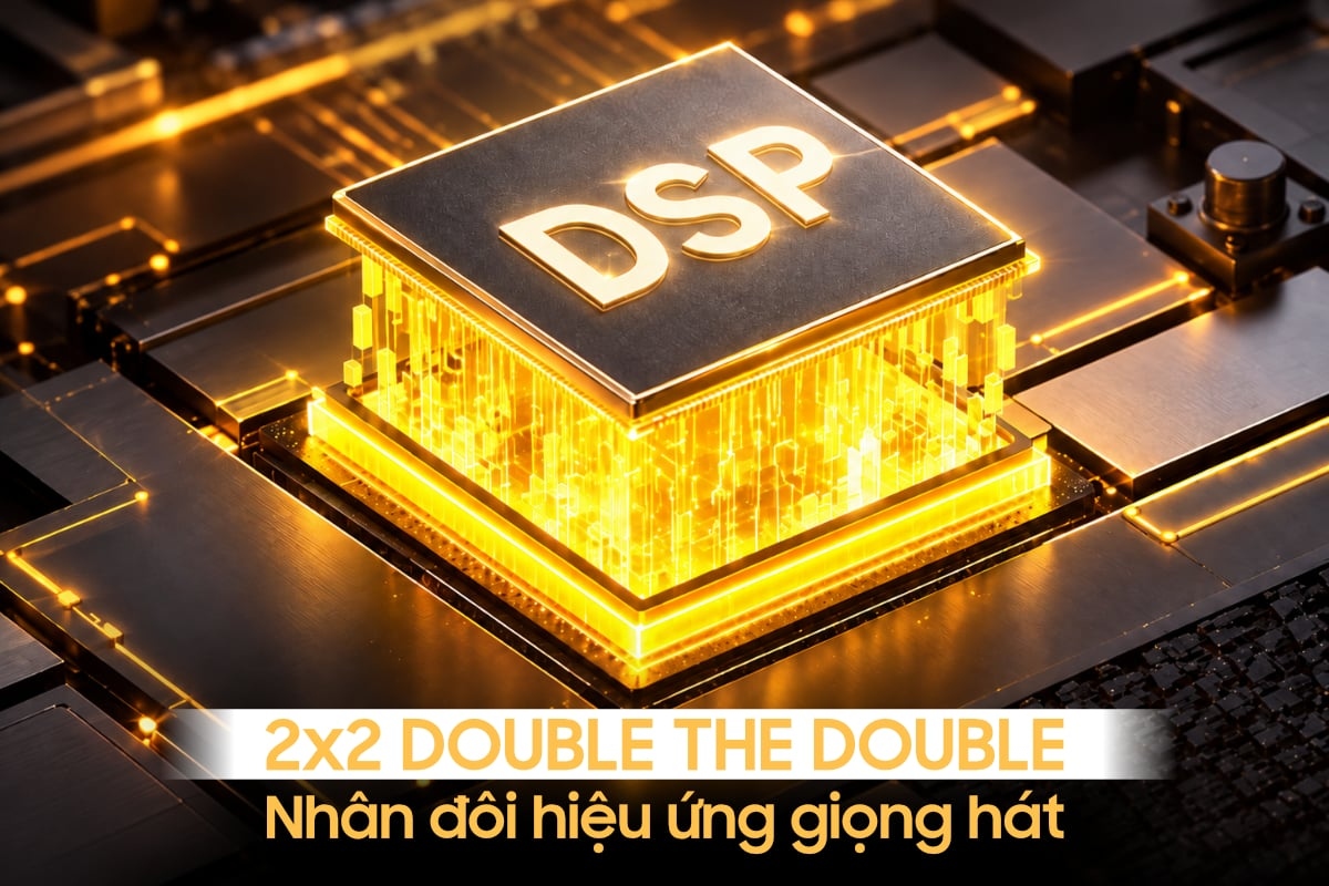 Minh họa xử lý DSP Double The Double của SONCAMEDIA