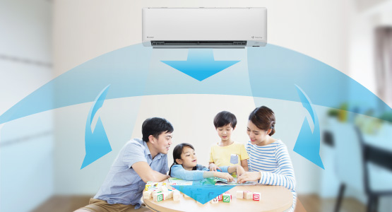 Luồng gió làm lạnh của Daikin FTF50XV1V