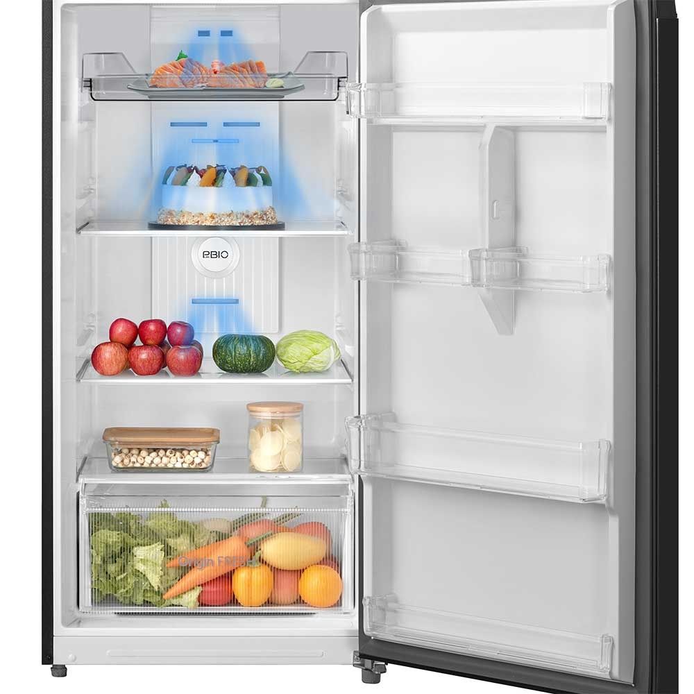 Minh họa luồng khí lạnh đa chiều trong khoang tủ Toshiba