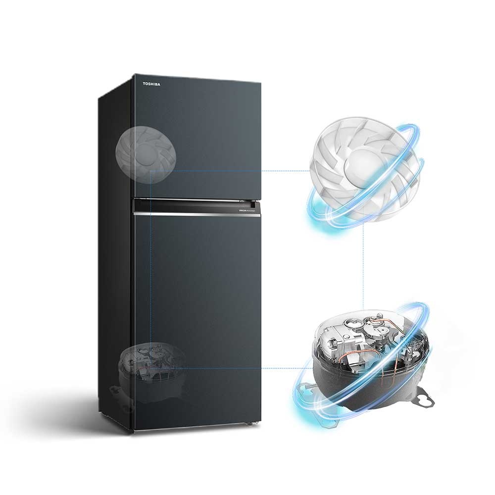 Máy nén và quạt trong hệ thống Origin Inverter