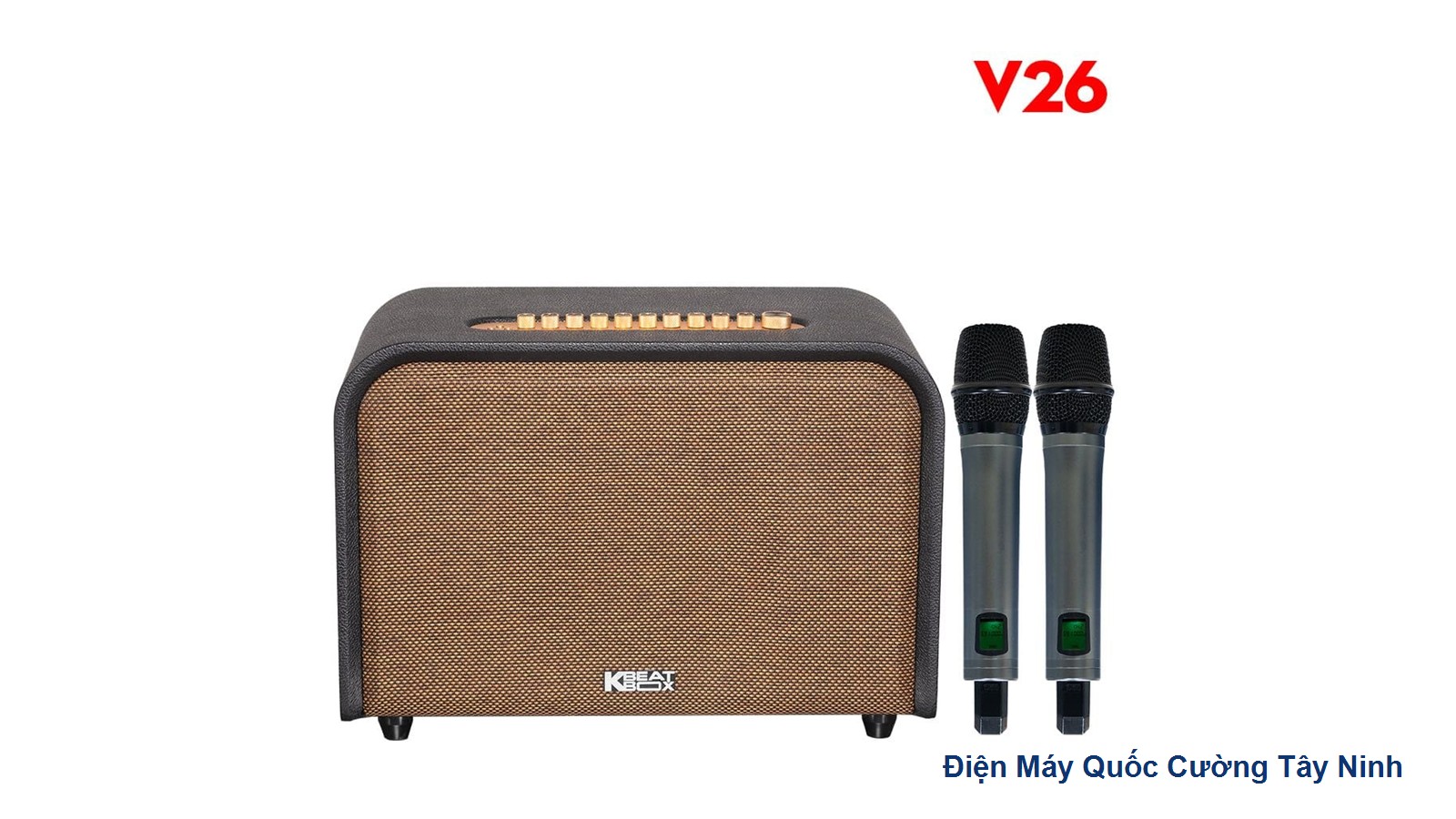 ACNOS ACOUSTIC 3 V26 công suất 220W RMS và hai micro UHF
