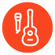 Biểu tượng ngõ micro và guitar PartyBox 330