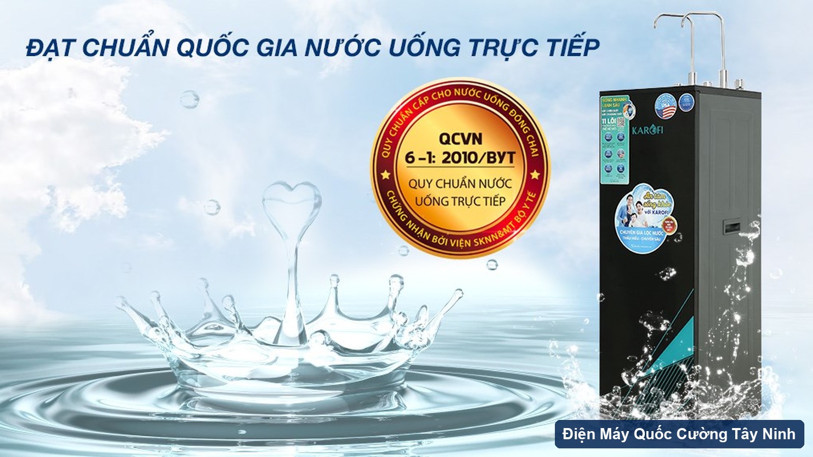 Chất lượng nước sau lọc Karofi KAD-X58