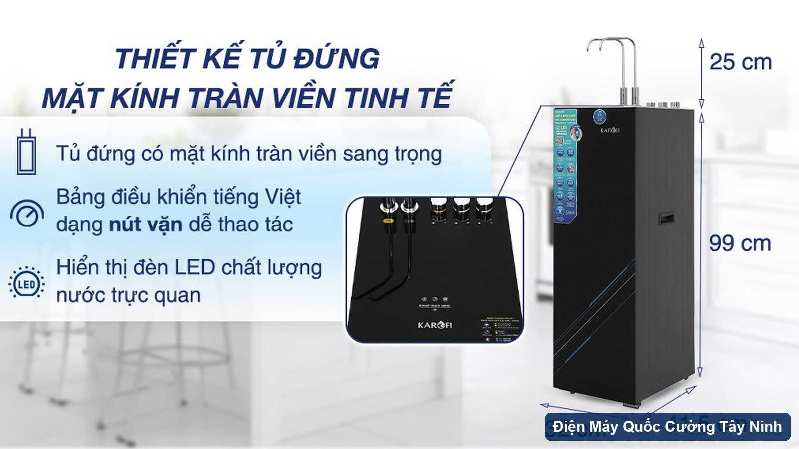 Thiết kế máy lọc nước Karofi KAD-X59
