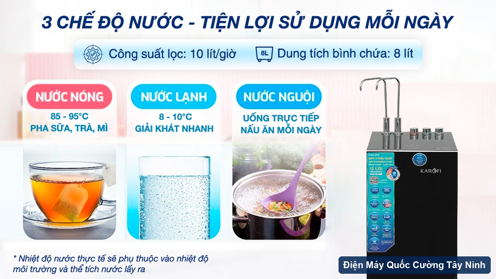 Hệ thống 12 lõi lọc Karofi KAD-X59
