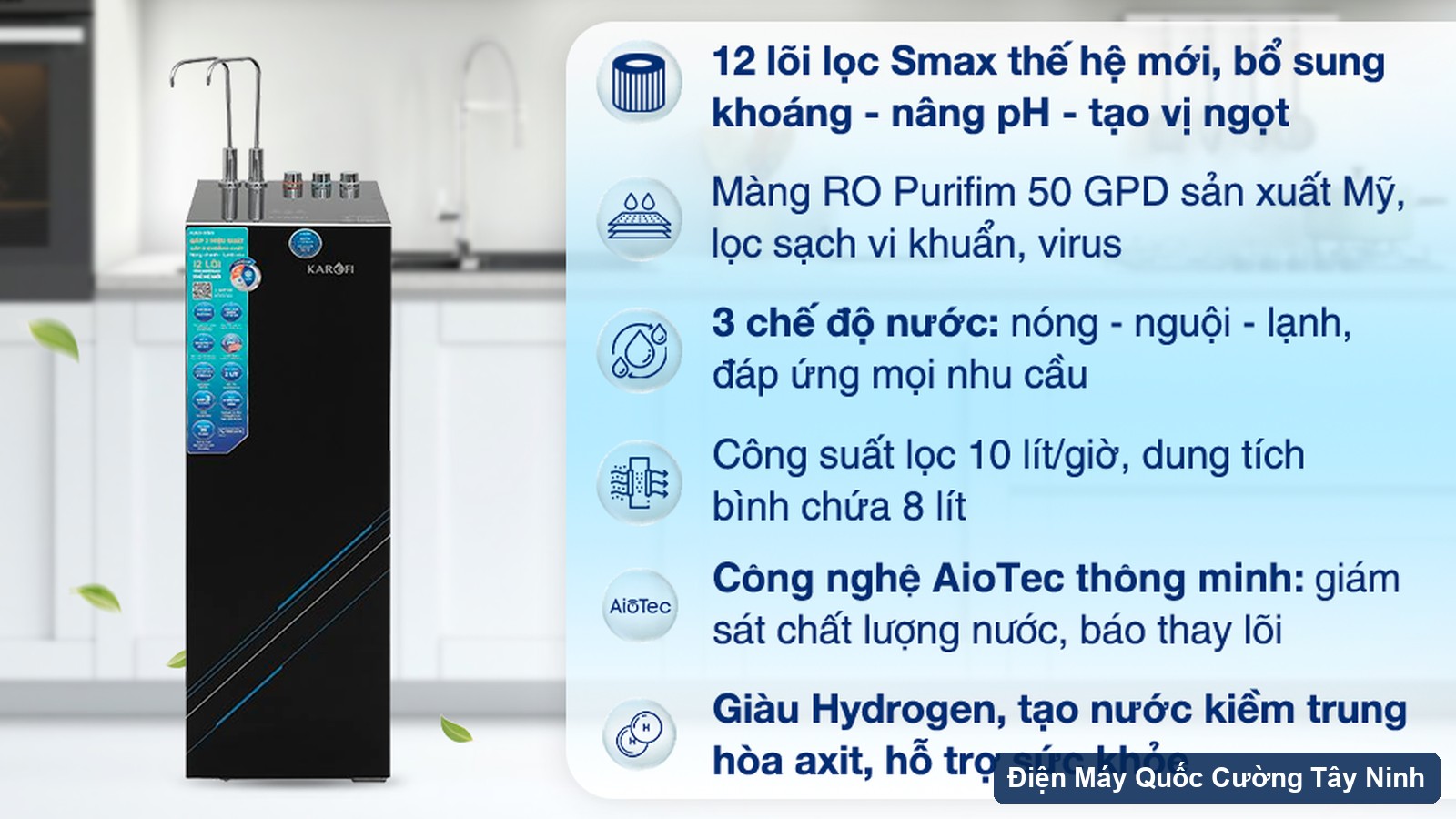 Tính năng nổi bật Karofi KAD-X59 12 lõi