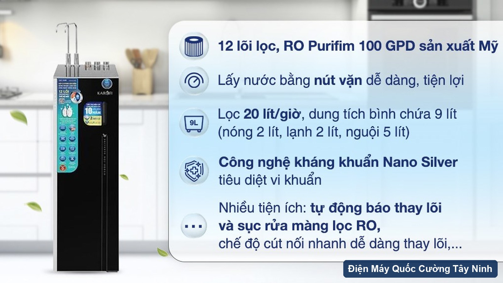 Thiết kế và tiện ích Karofi KAE-S688
