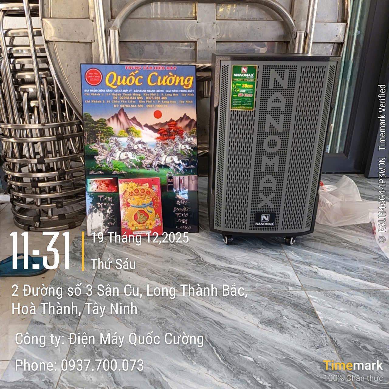 Loa karaoke Kéo Nanomax SK-12X5 Bass 30cm 400w