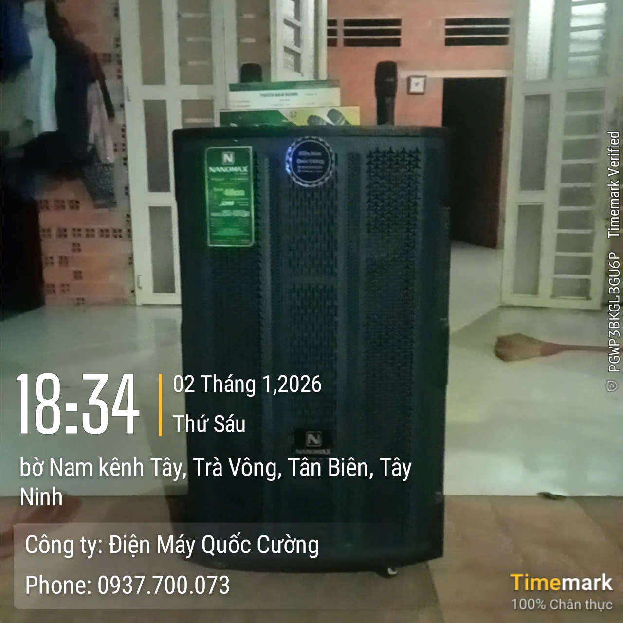 Loa karaoke Kéo Nanomax SK-15Q5 Bass 40cm 680w