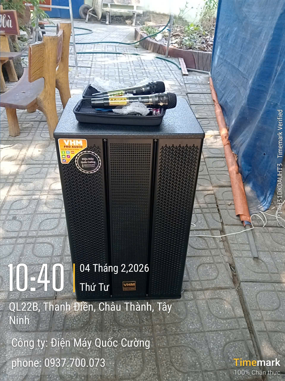 Loa Karaoke Di Động VHM 15A01 / Bass 40cm / 200W