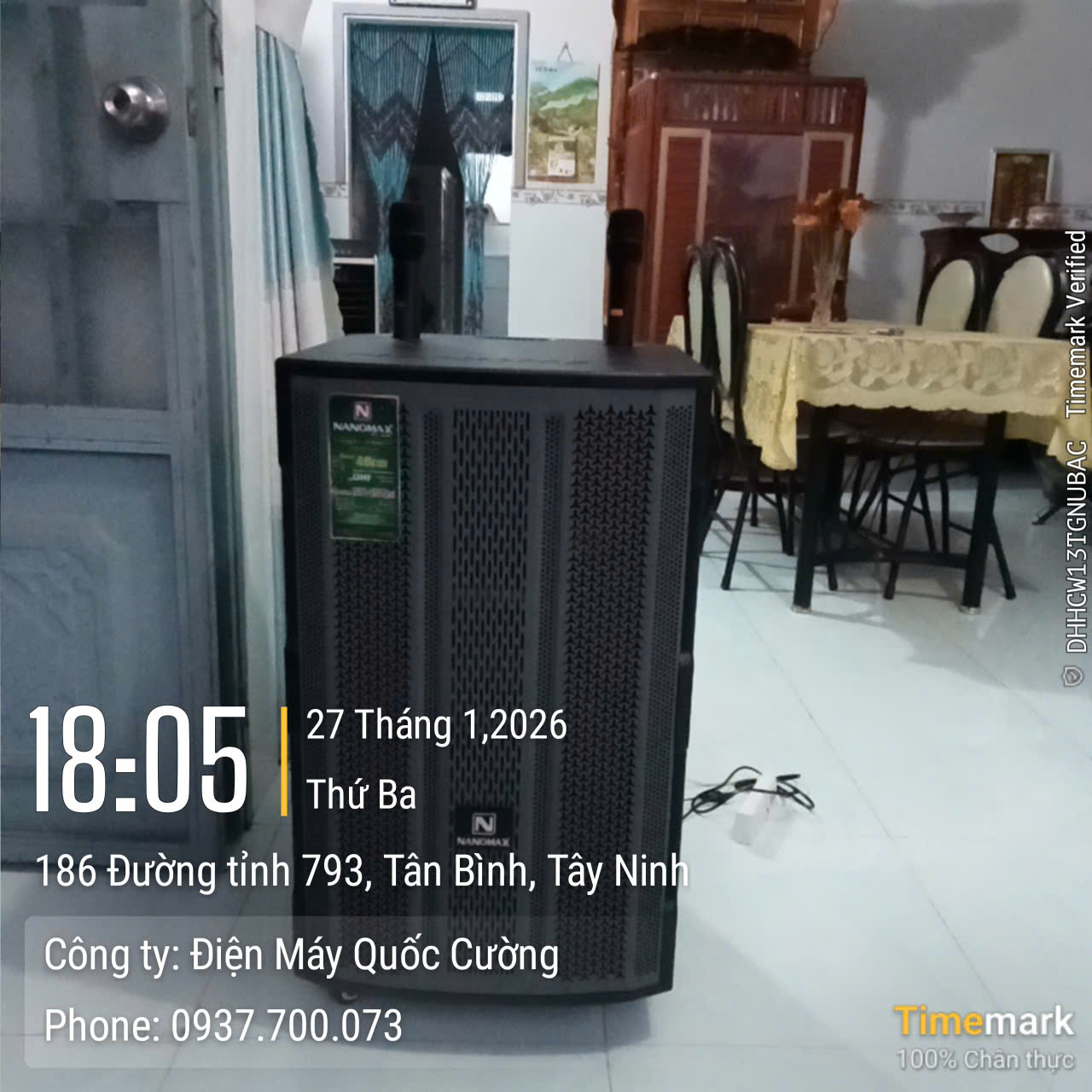 Loa karaoke Kéo Nanomax SK-15Q5 Bass 40cm 680w