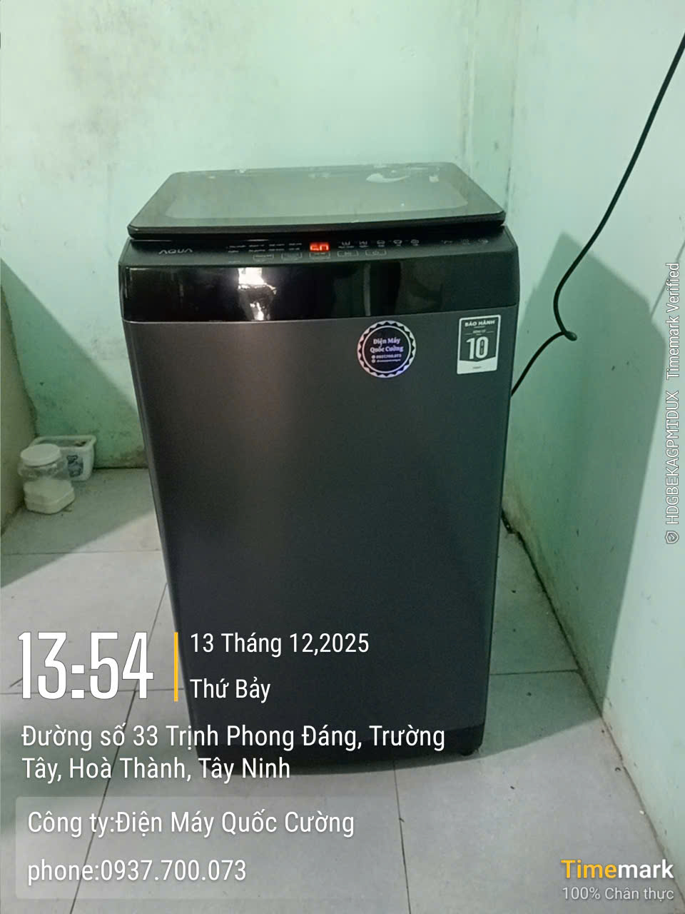 Máy giặt Aqua 9 kg AWM9-316K(B)