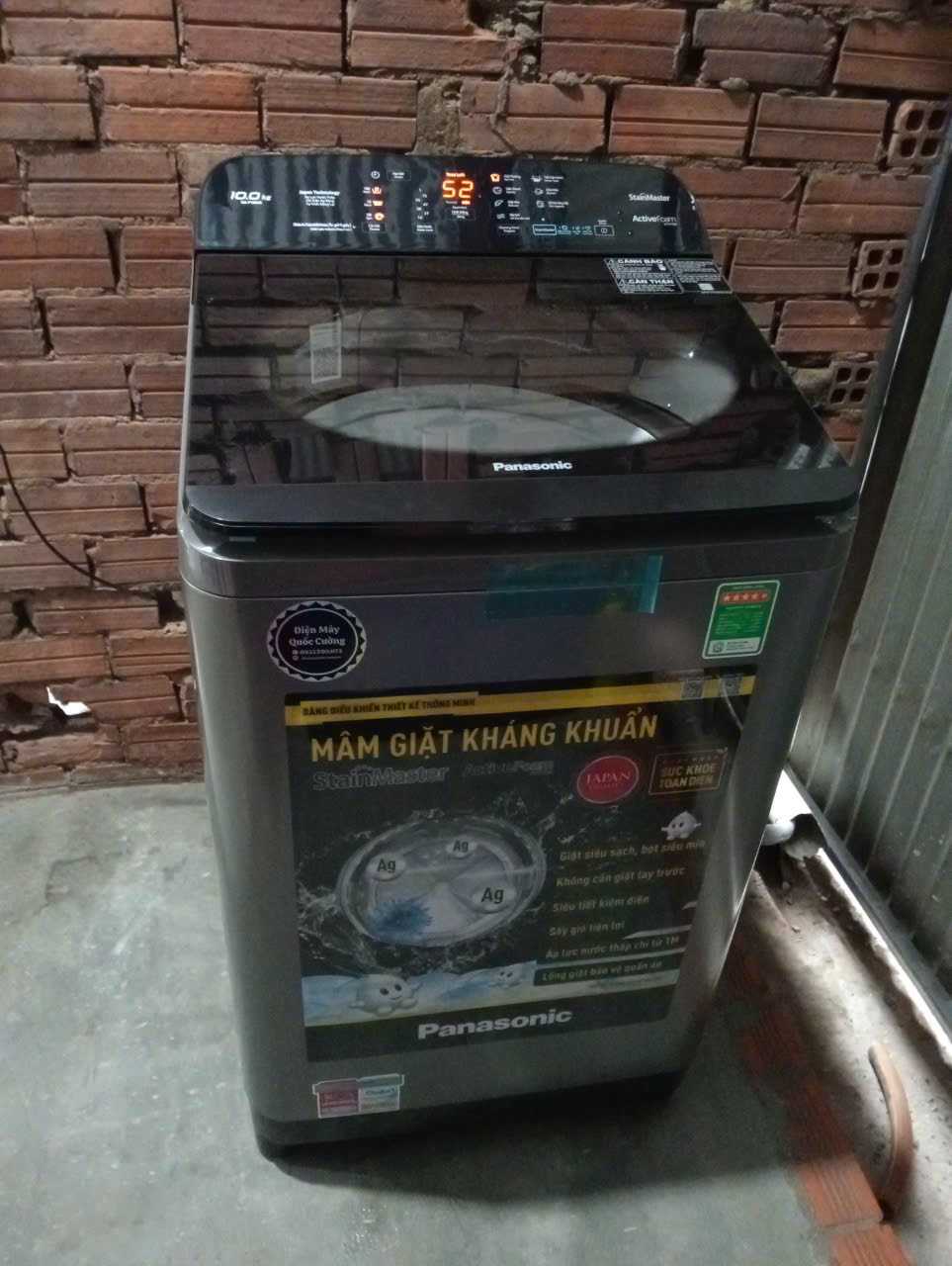 Máy giặt Panasonic 10 kg NA-F100A9DRV