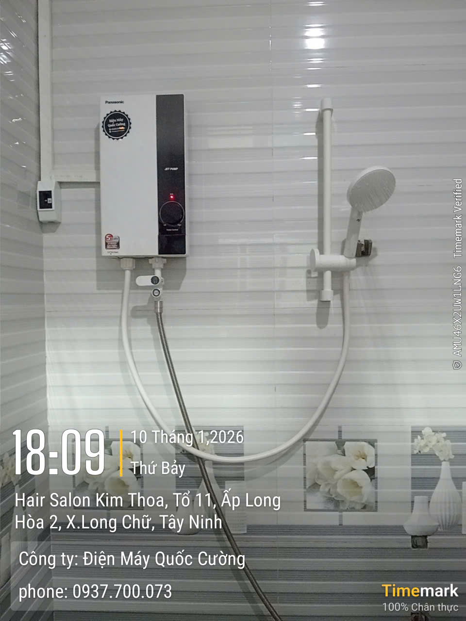 Máy nước nóng trực tiếp Panasonic 4500W DH-4UP1VW