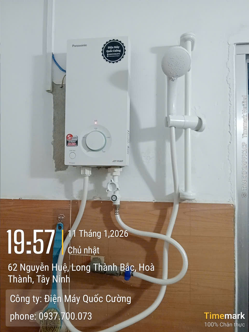 Máy nước nóng trực tiếp Panasonic 4500W DH-4VP1VW