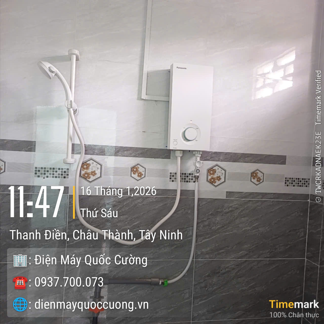 Máy nước nóng trực tiếp Panasonic 4500W DH-4VS1VW