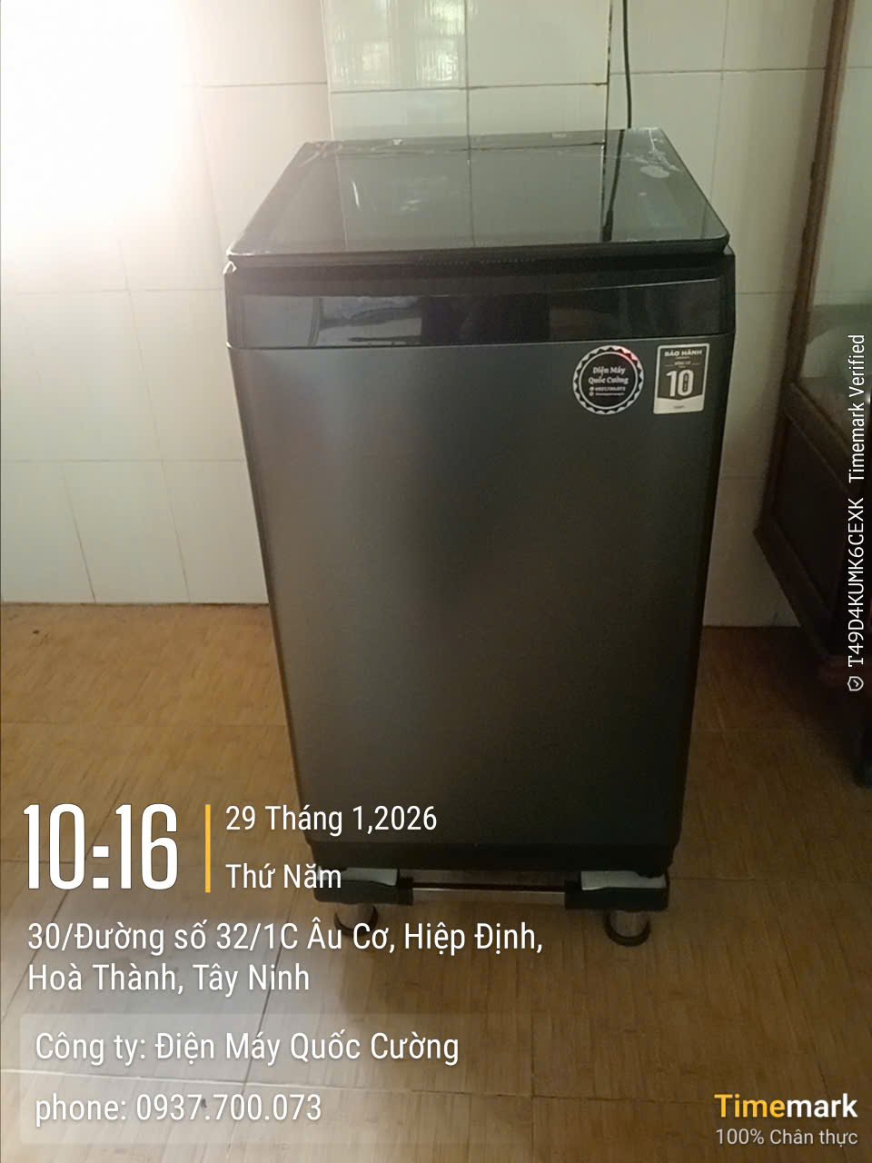 Máy Giặt Aqua 10 Kg AQW-U100FT