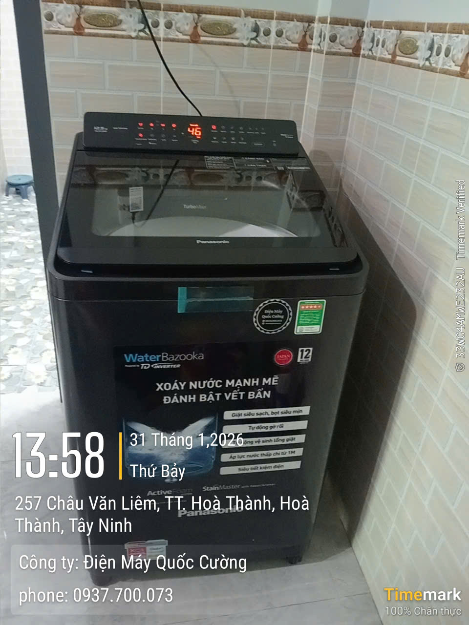 Máy giặt Panasonic NA-FD125X3BV