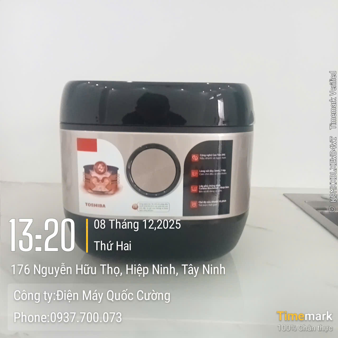 Nồi Cơm Điện Toshiba RC-18IX1PV 1.8 Lít